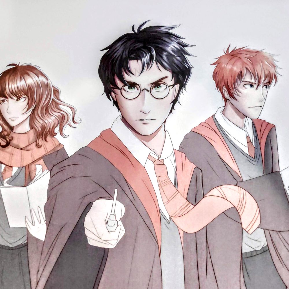 Harry, Hermione and Ron